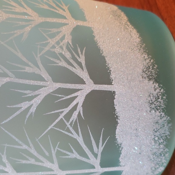 6" diameter frosted glass vase NEW - Picture 5 of 7